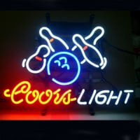 Coors Bowling Bier Bar Offen Leuchtreklame