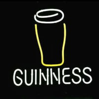 Guinness Glas Logo Leuchtreklame