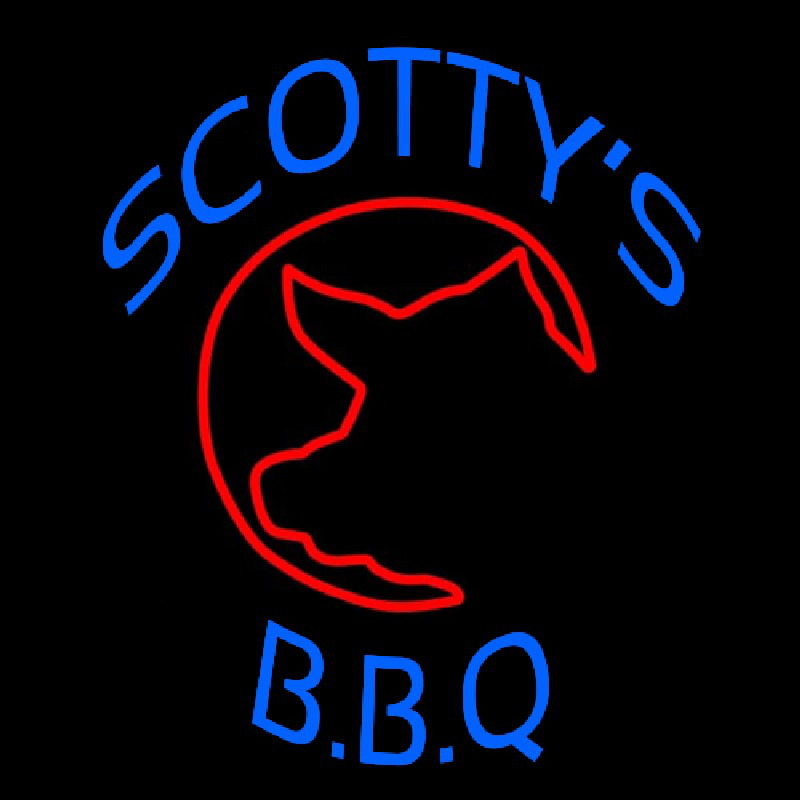  Scottys Bbq Leuchtreklame