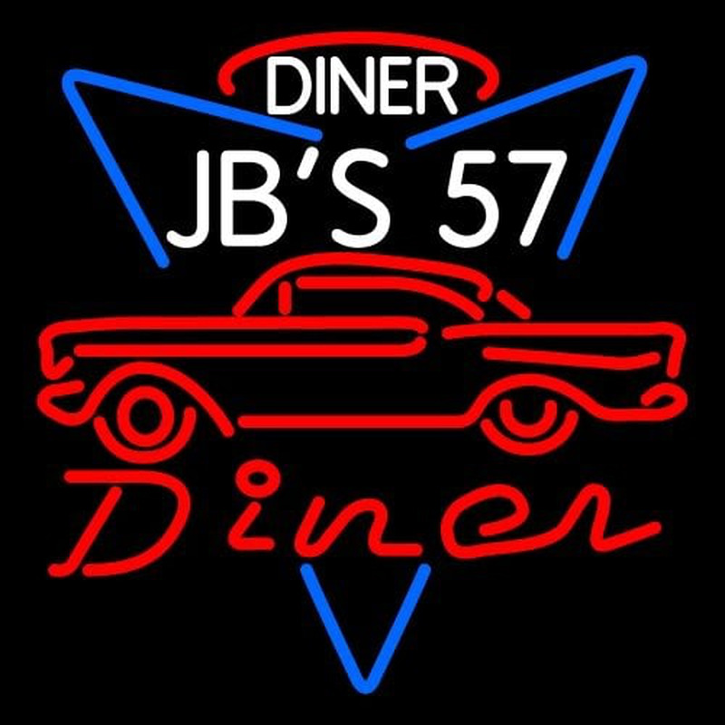 1957 Chevy JBS 57 Diner Leuchtreklame