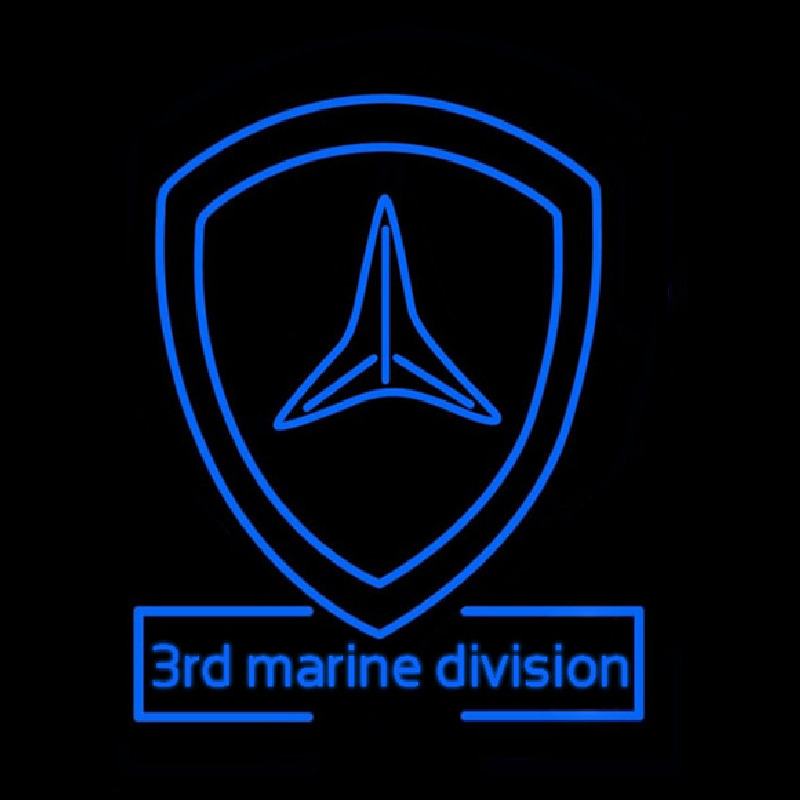 3rd Marine Division Leuchtreklame