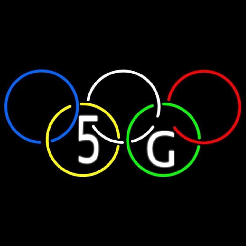 5 G Leuchtreklame