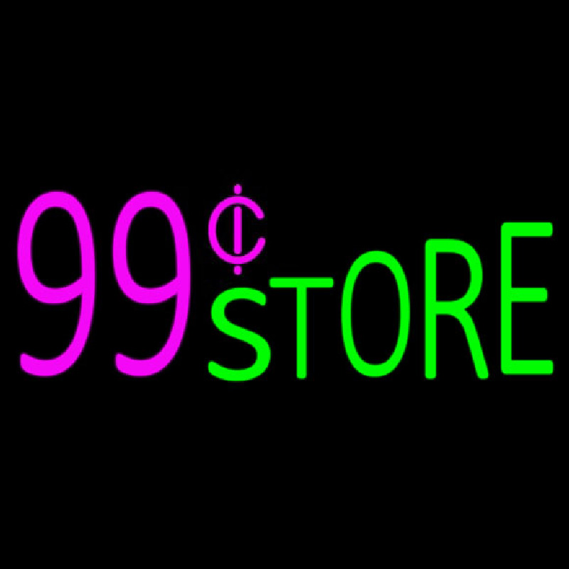 99 Store Leuchtreklame