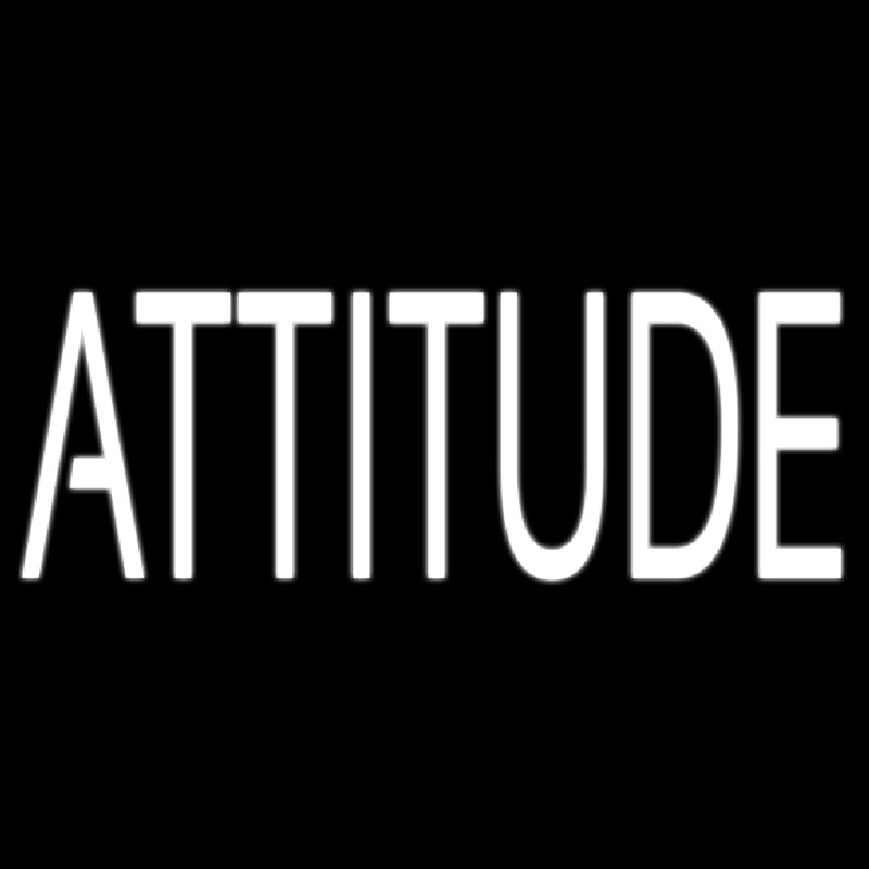 Attitude Leuchtreklame