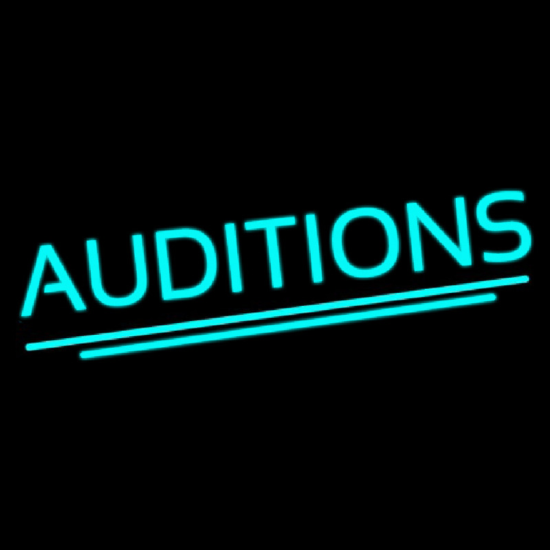 Auditions Leuchtreklame