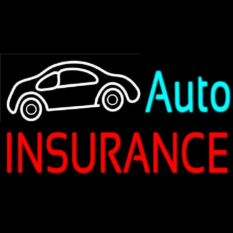 Auto Insurance Car Logo Leuchtreklame