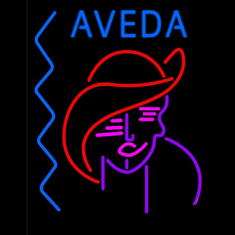 Aveda Leuchtreklame