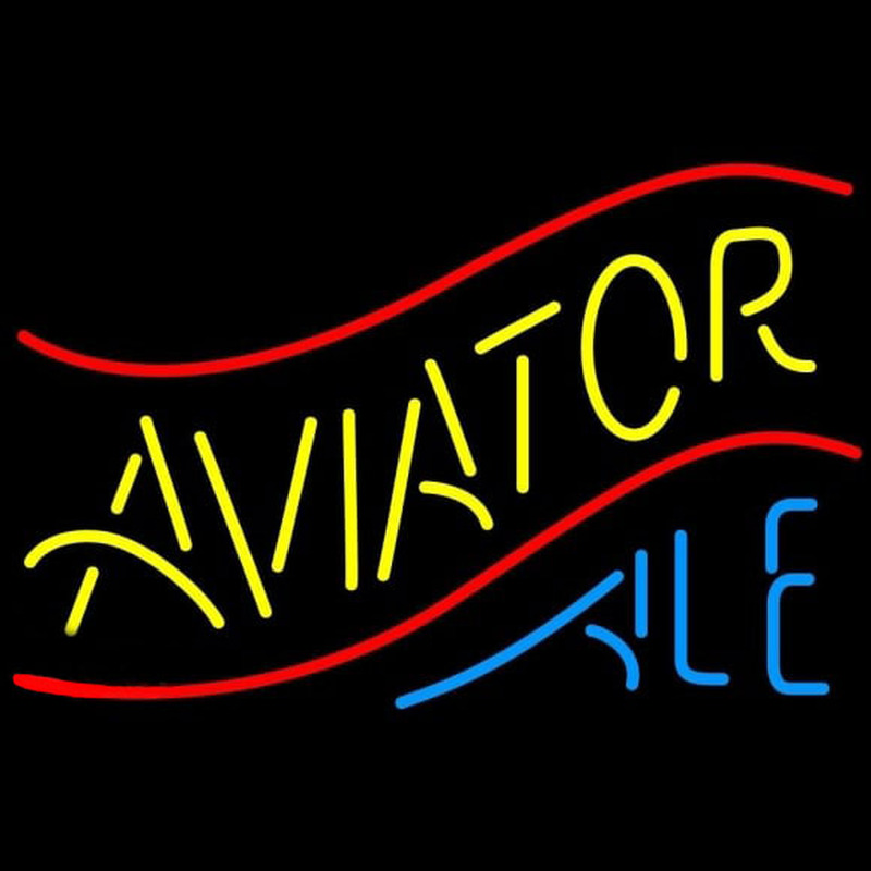 Aviator Ale Beer Sign Leuchtreklame