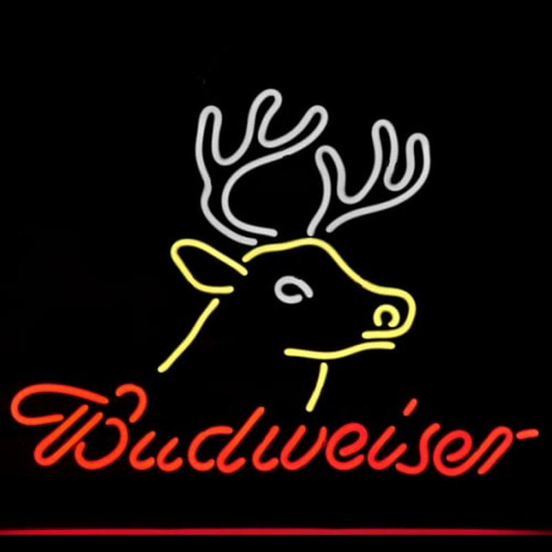 BUDWEISER BUSCH DEER Leuchtreklame