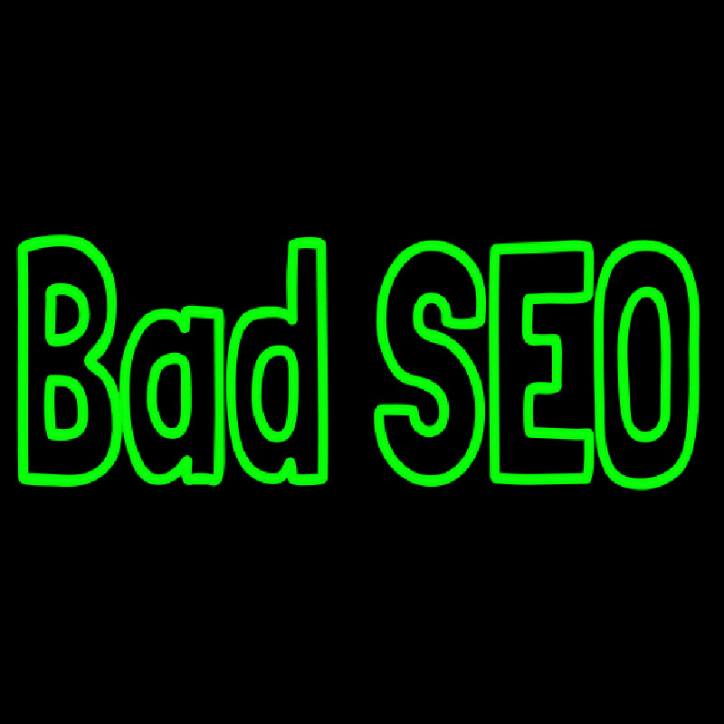 Bad Seo Leuchtreklame