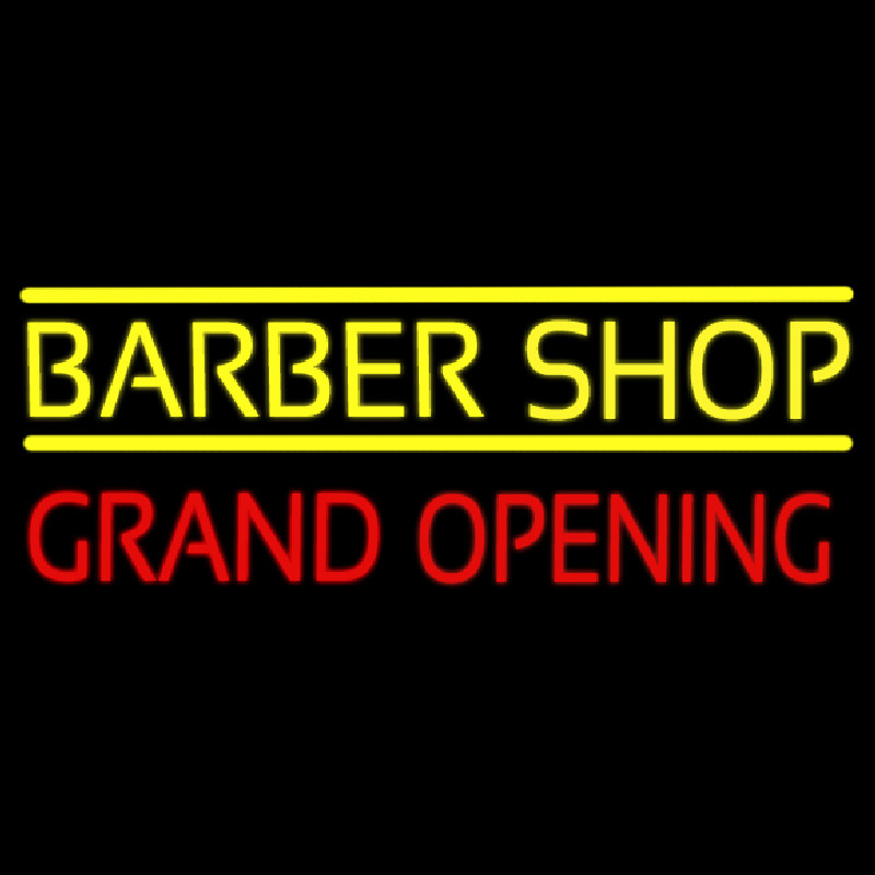 Barber Shop Grand Opening Leuchtreklame