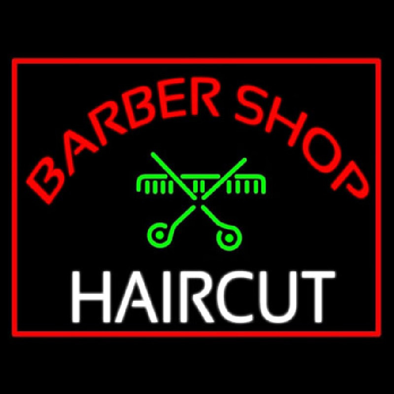 Barbershop Haircut  Leuchtreklame