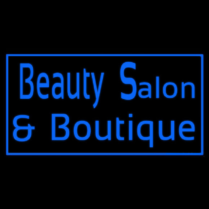 Beauty Salon And Boutique Leuchtreklame