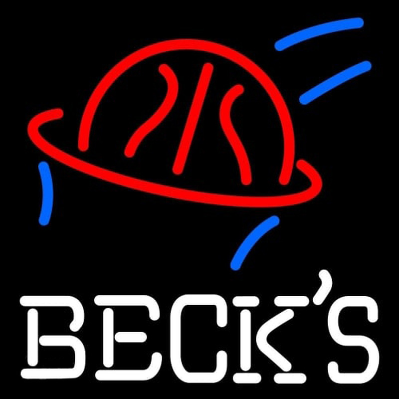 Becks Basketball Beer Leuchtreklame