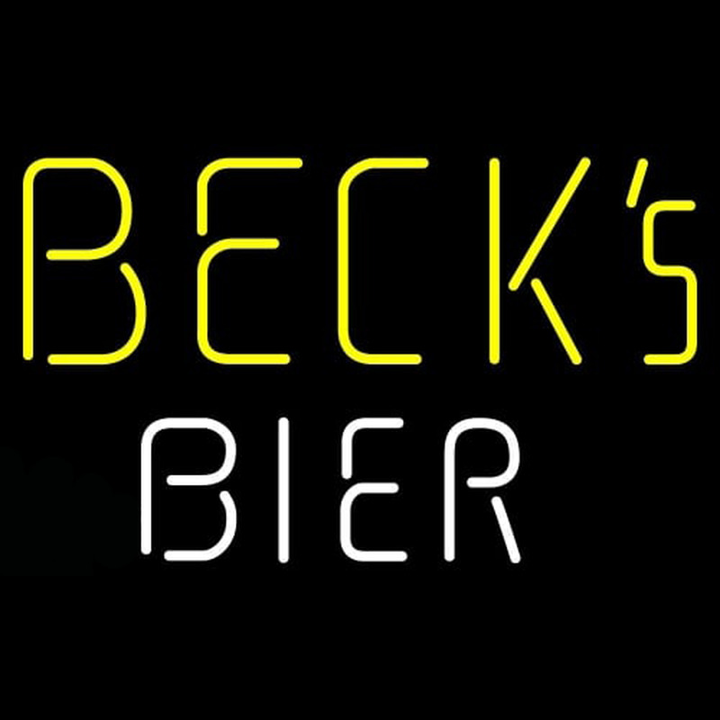 Becks Bier Beer Leuchtreklame