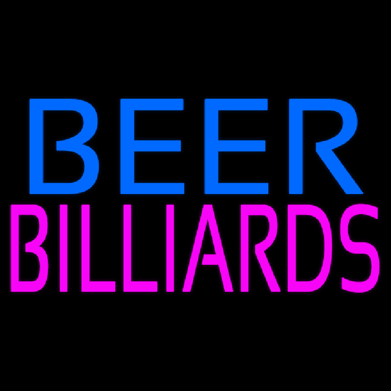 Beer Billiards Leuchtreklame