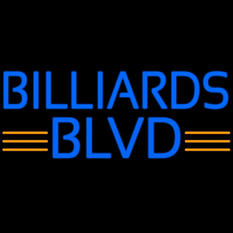 Billiards Blvd Leuchtreklame