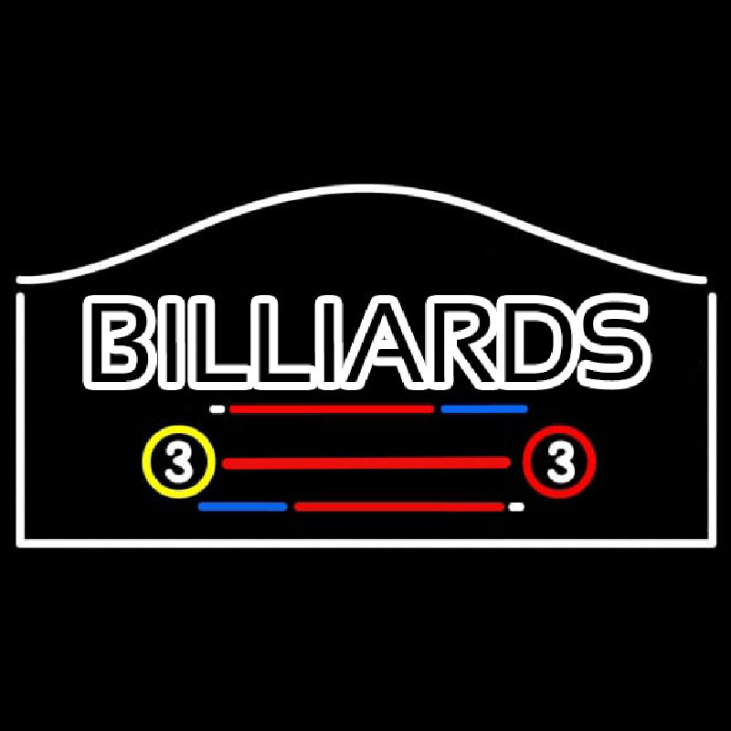 Billiards Leuchtreklame