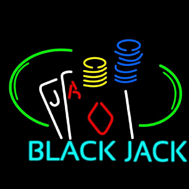 Black Jack Leuchtreklame