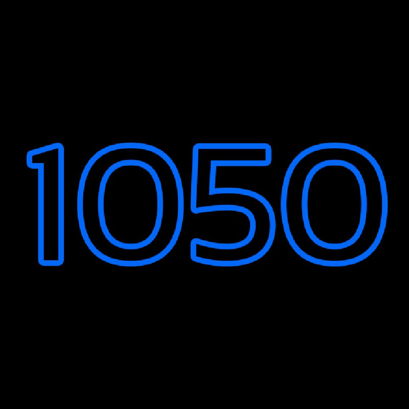 Blue 1050 Leuchtreklame