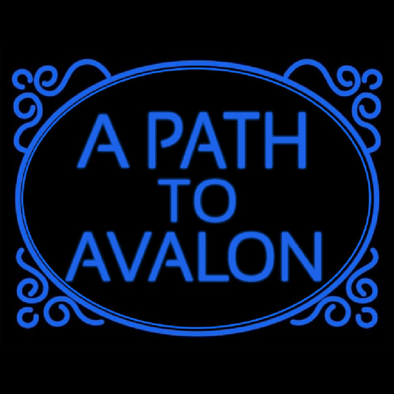 Blue A Path To Avalon Leuchtreklame