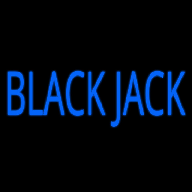 Blue Blackjack Leuchtreklame