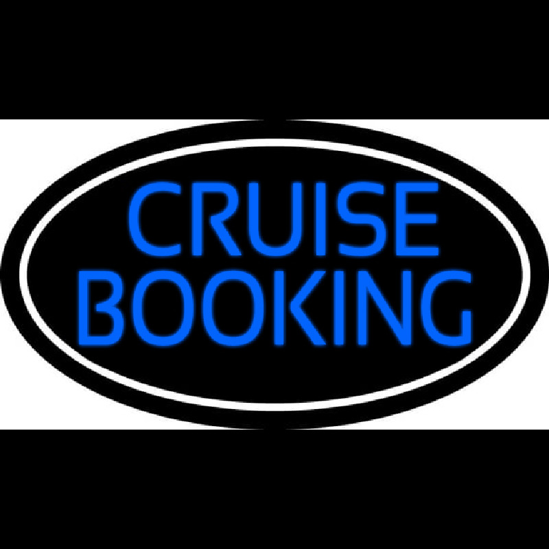 Blue Cruise Booking Leuchtreklame