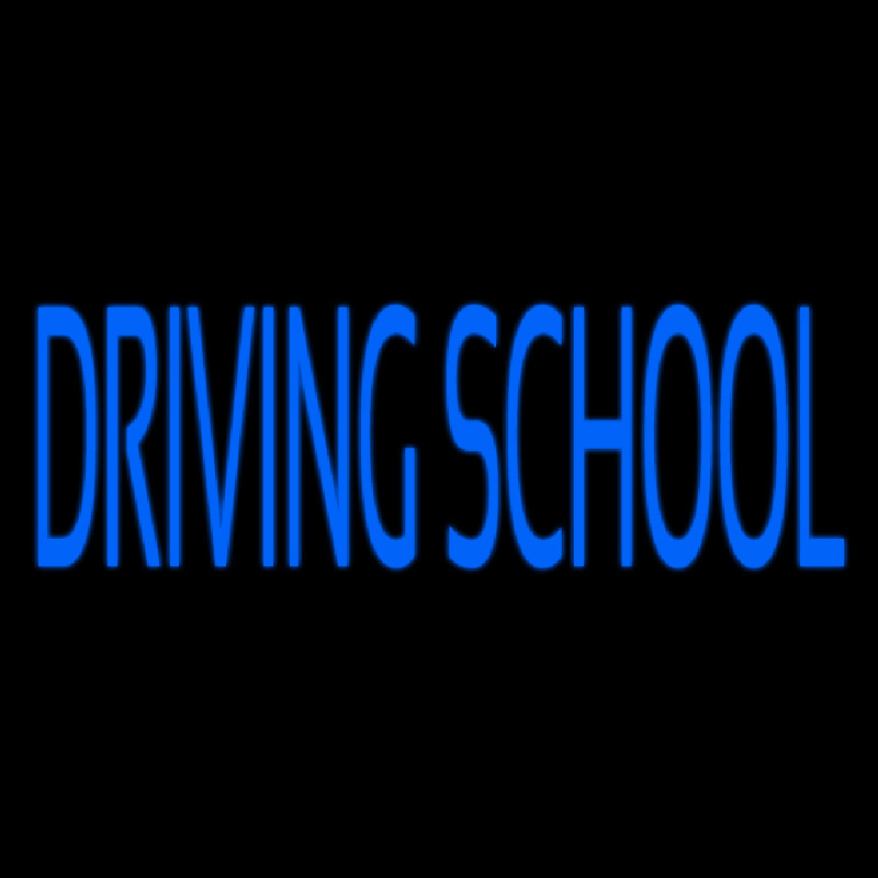 Blue Driving School Leuchtreklame