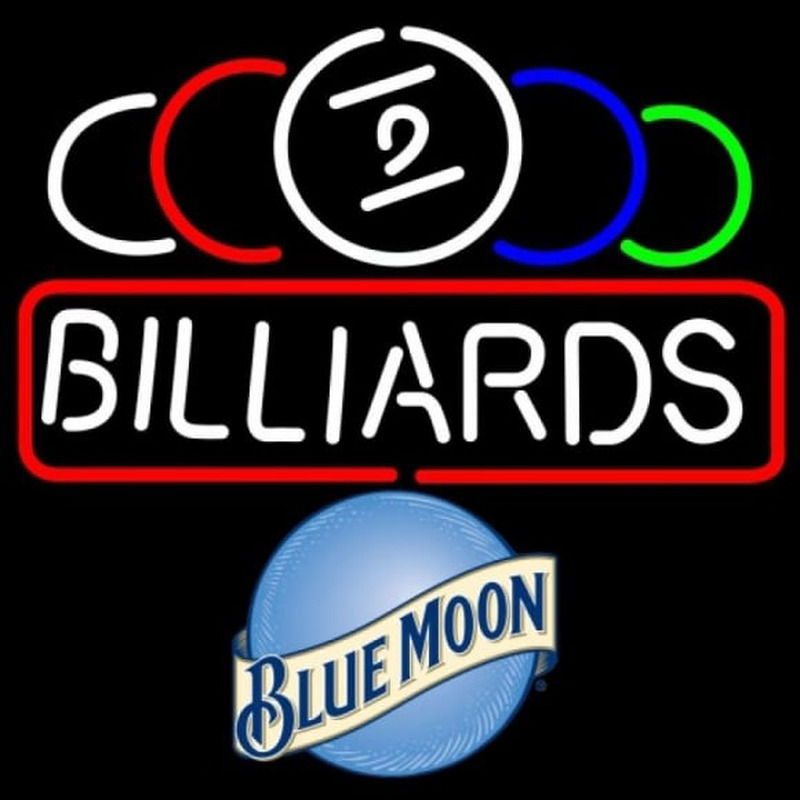 Blue Moon Ball Billiard Te t Pool 24 24 Beer Sign Leuchtreklame