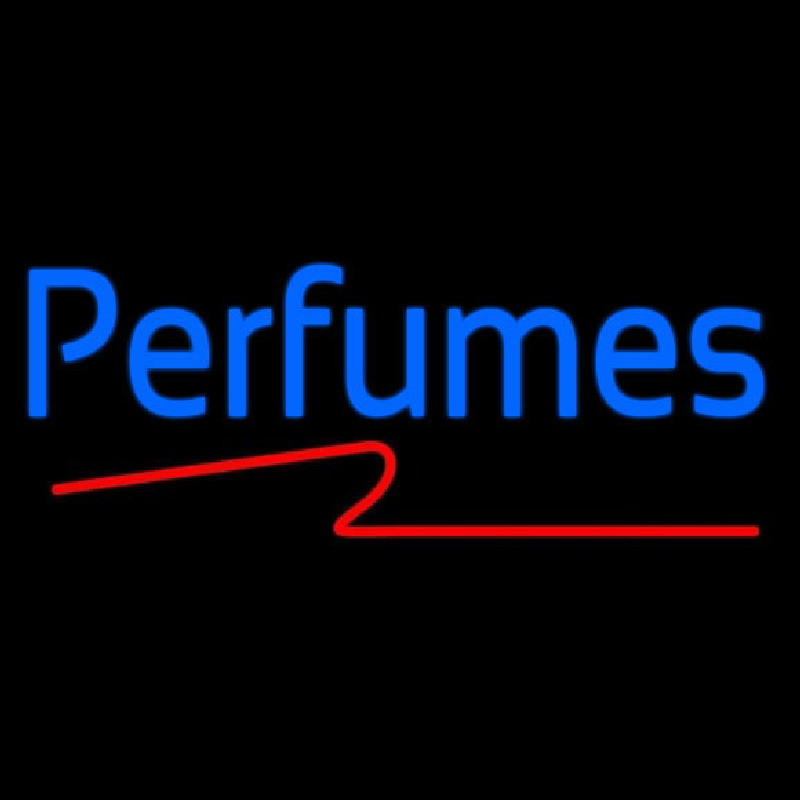 Blue Perfumes Leuchtreklame