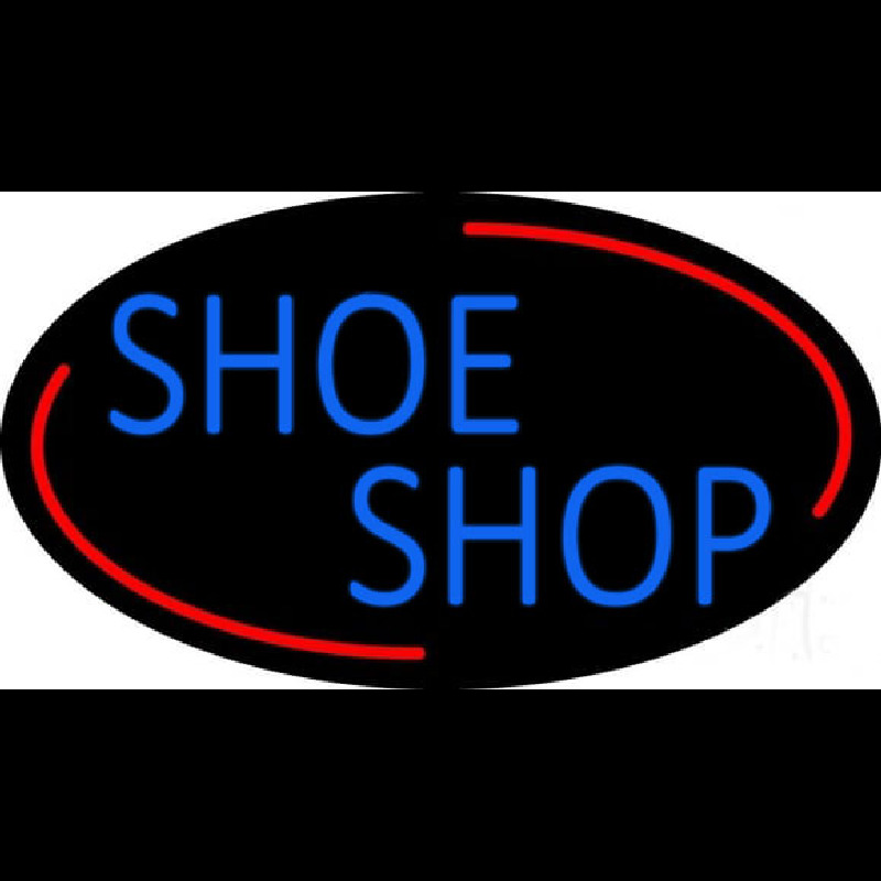 Blue Shoe Shop Leuchtreklame