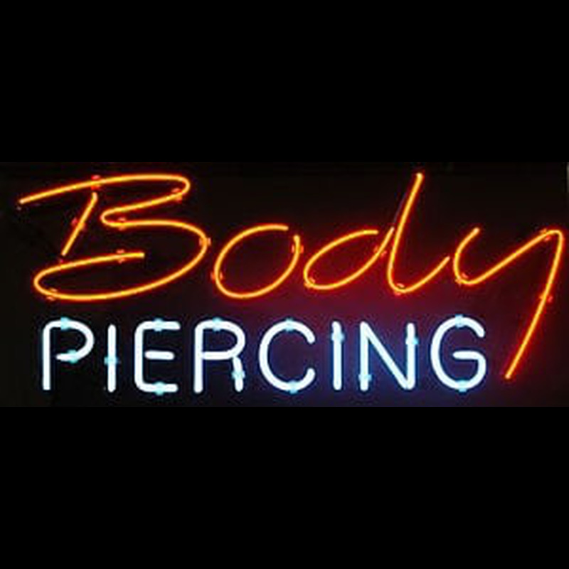 Body Piercing Leuchtreklame