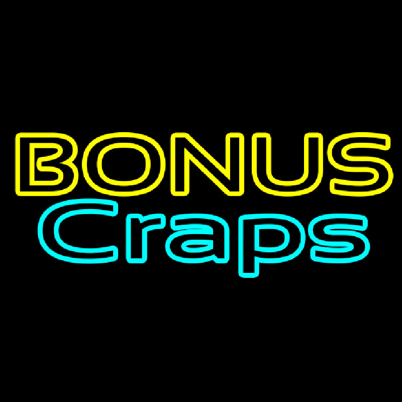 Bonus Craps 1 Leuchtreklame