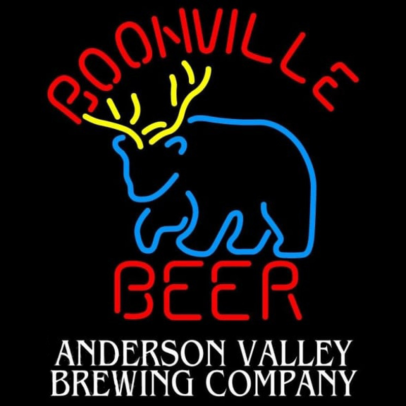 Boonville Deer Anderson Valley Leuchtreklame