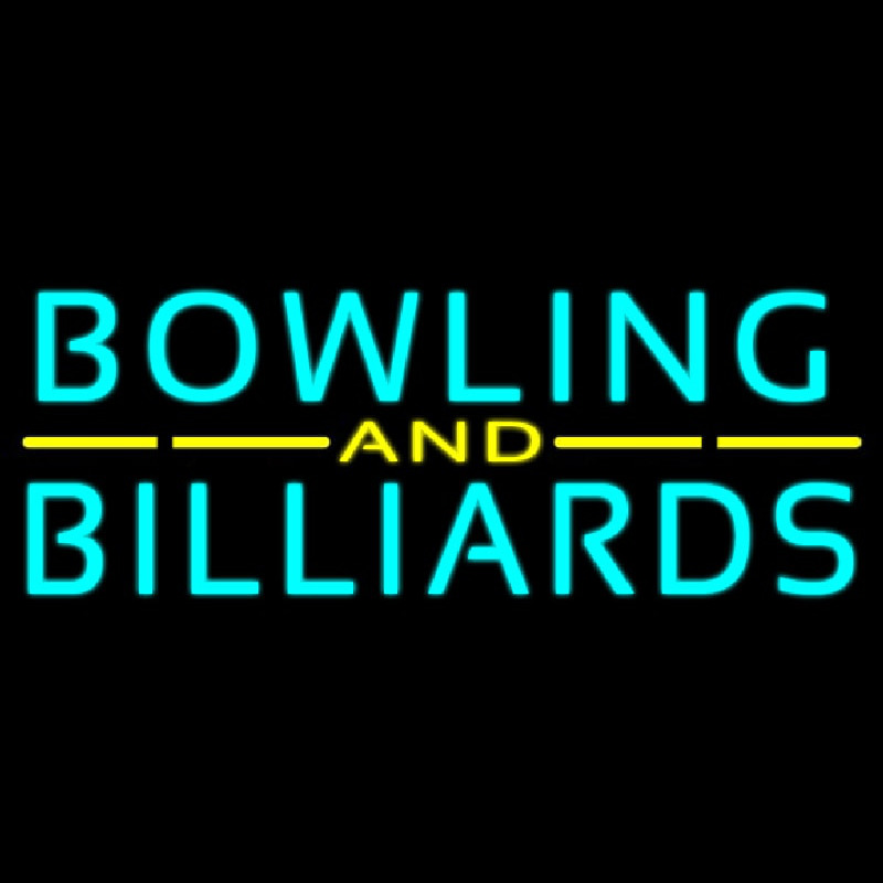 Bowling And Billiards 3 Leuchtreklame