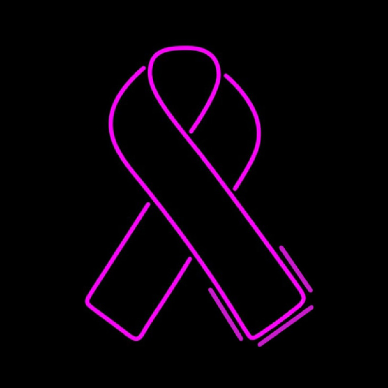 Breast Cancer Ribbon Leuchtreklame