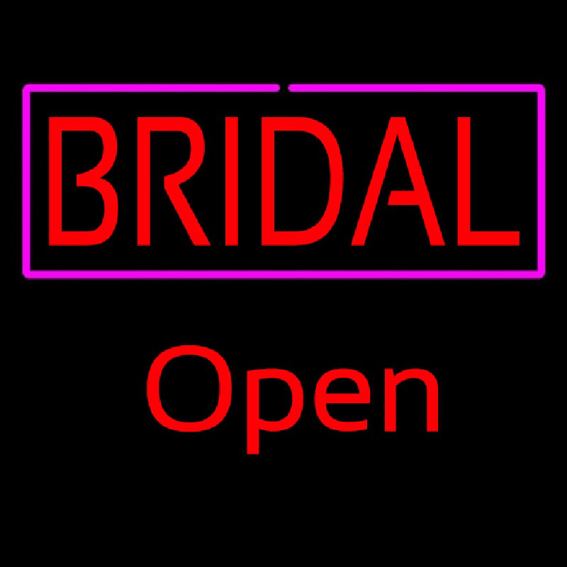 Bridal Red Open Leuchtreklame