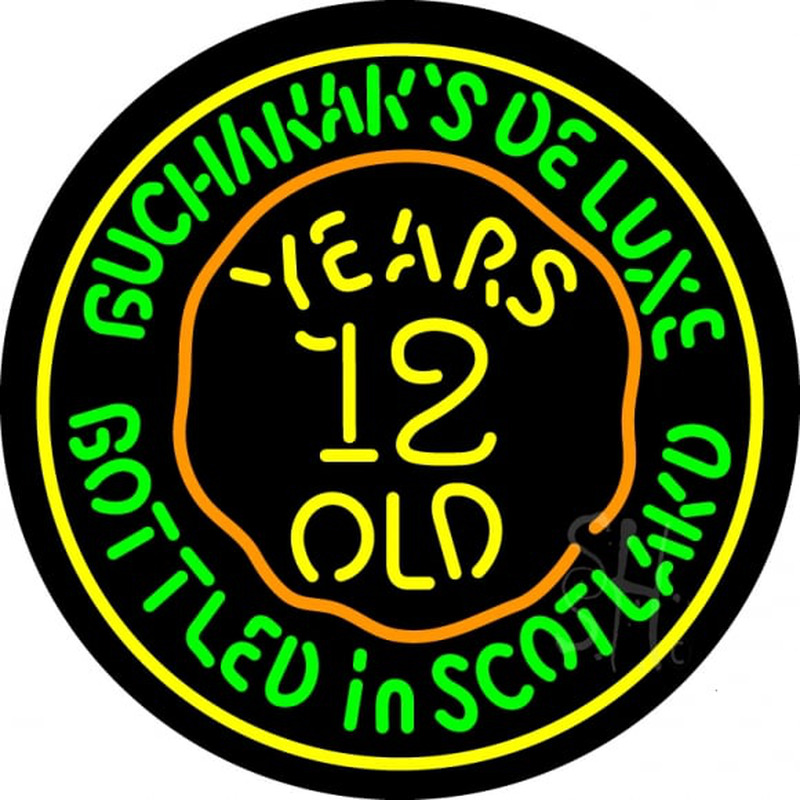 Buchanans 12 Year Old Leuchtreklame