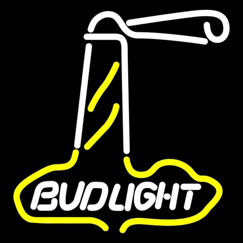 Bud Light Wight Lighthouse Beer Sign Leuchtreklame