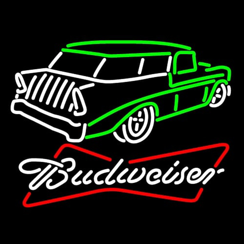 Budweiser 57 Chevy Leuchtreklame