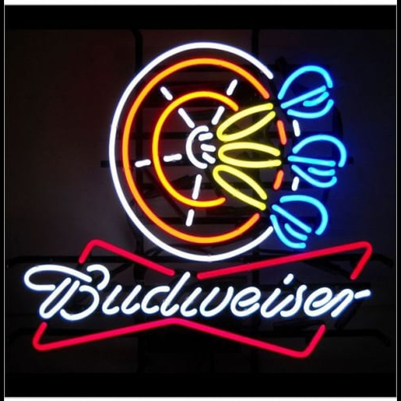 Budweiser Darts Hand crafted Leuchtreklame