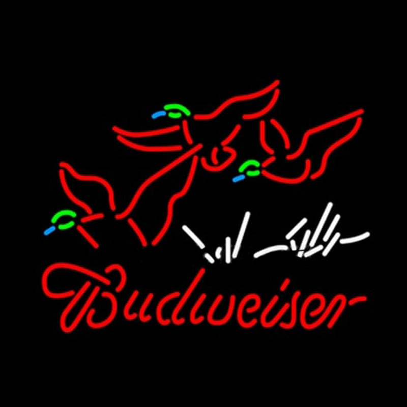 Budweiser Duck Without Motion Leuchtreklame