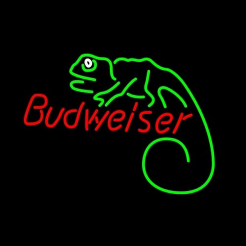 Budweiser Louie Lizard Leuchtreklame