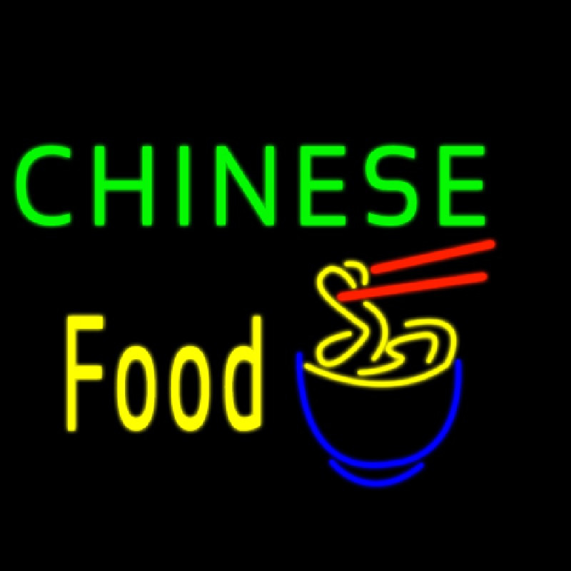 CHINESE FOOD Leuchtreklame