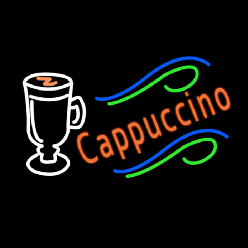 Cappuccino Cup Leuchtreklame