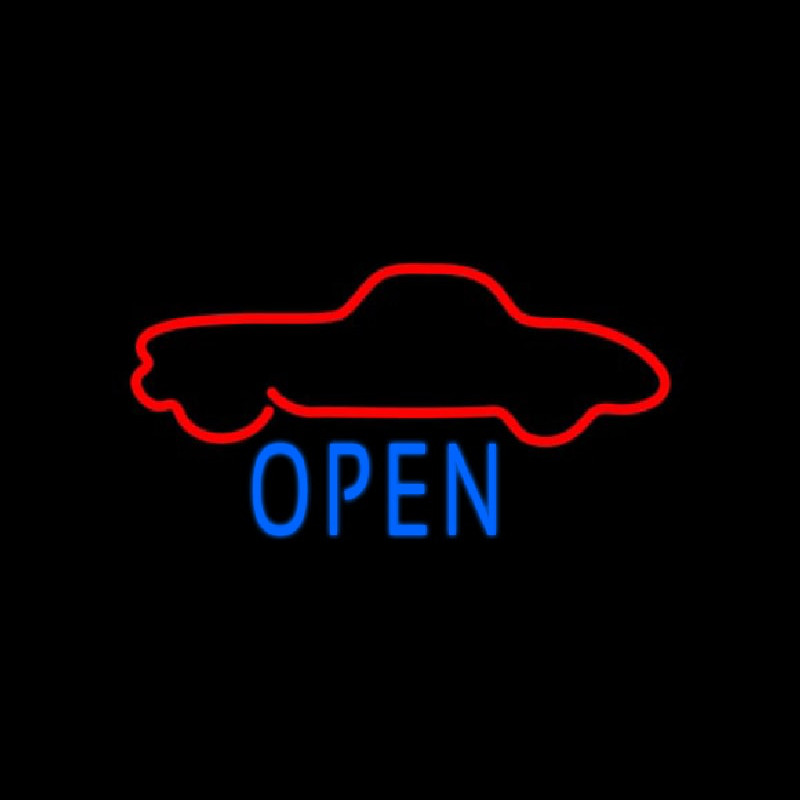 Car Logo Open Leuchtreklame