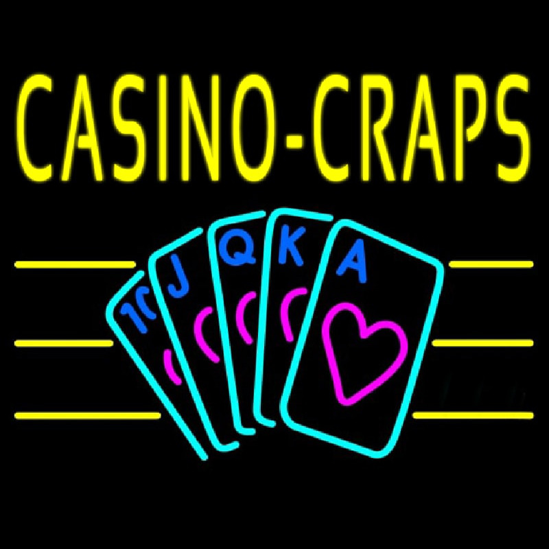 Casino Craps 1 Leuchtreklame