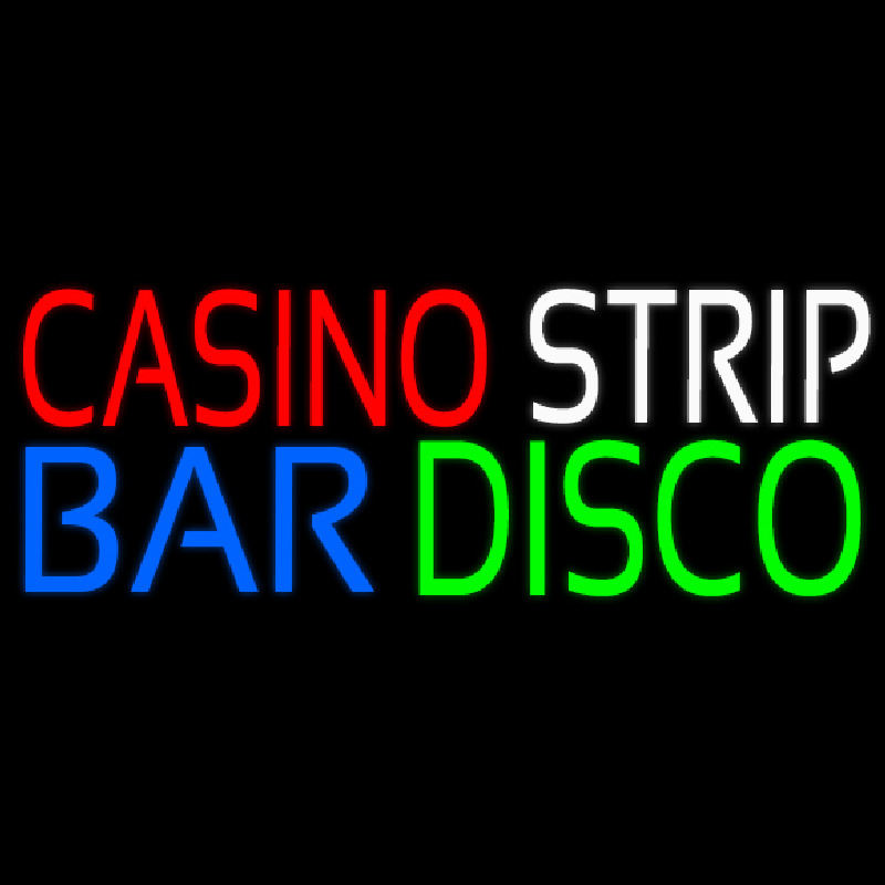 Casino Strip Bar Disco Leuchtreklame