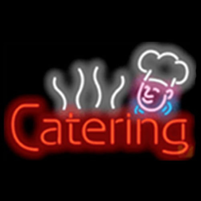 Catering Food Chef Diet Leuchtreklame