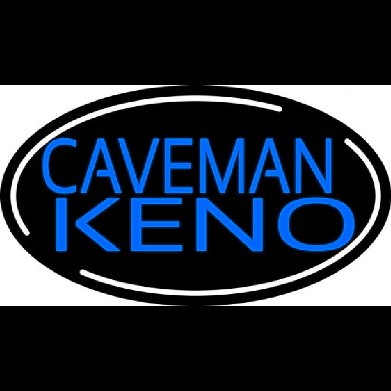 Caveman Keno 4 Leuchtreklame